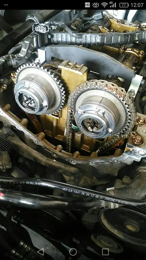 奔驰e260车发动机271换了凸轮轴齿轮正时怎么装都有误差什么原因呢