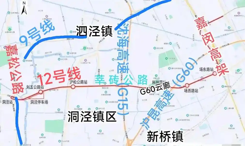 地铁12号线西延伸(松江段)6个地下站 线路全长约17.27 - 抖音