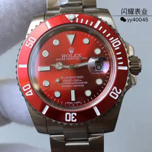 前所未见的劳力士红水鬼腕表,红红火火闯九州