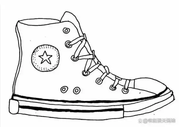 鞋子的简笔画怎么画