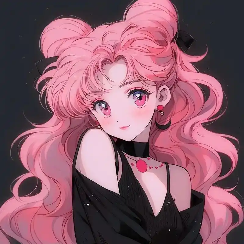 粉色头发女生头像 #动漫女头 #女生头像 #动漫少女 #ai - 抖音