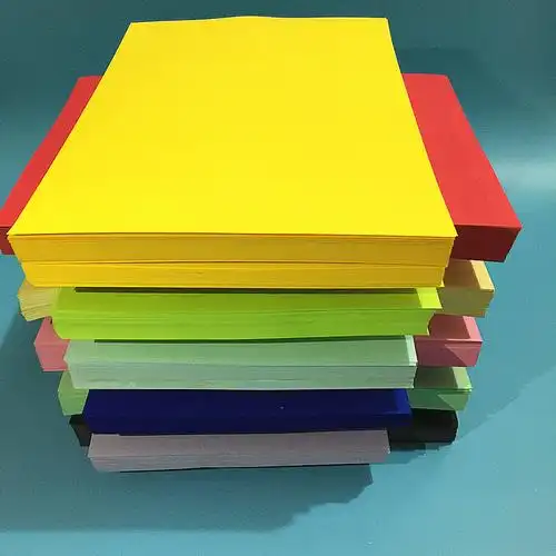 4开卡纸200克儿童折纸批发diy手工折纸厚硬卡纸4k彩色纸艺术纸