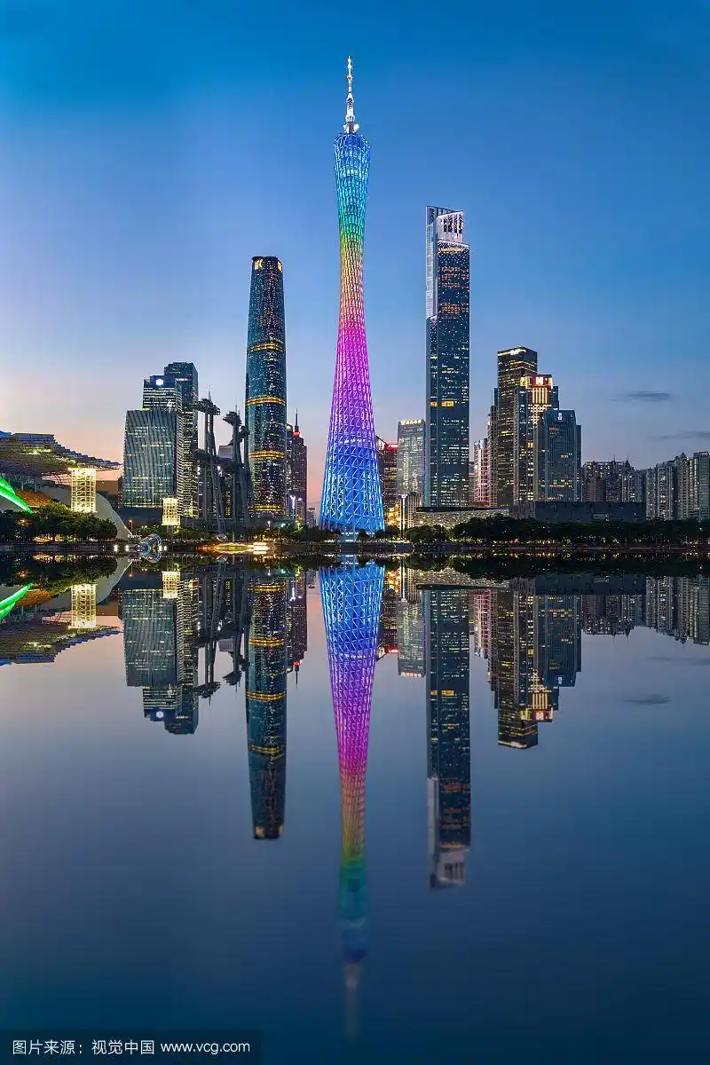 广州地标建筑热门景点风光建筑高速公路广告背景图