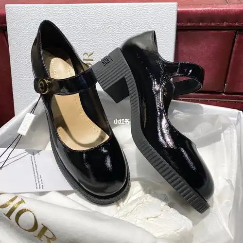 dior玛丽珍高跟鞋