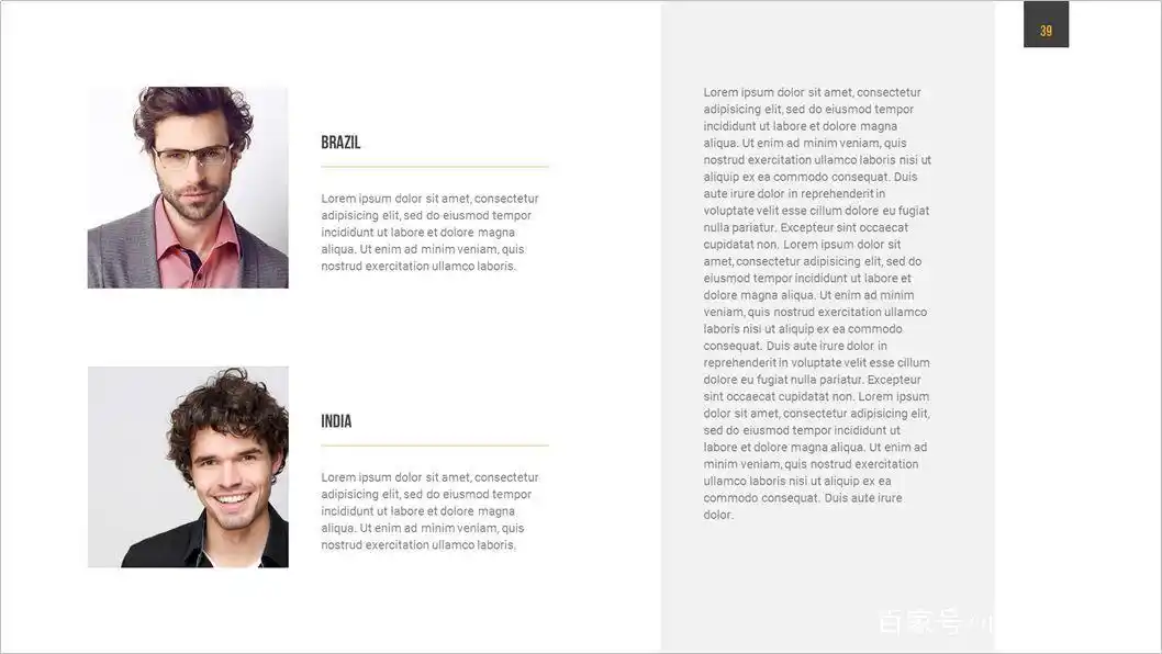 有了这些人物介绍ppt的页面排版方法,再也不愁没有制作思路了!