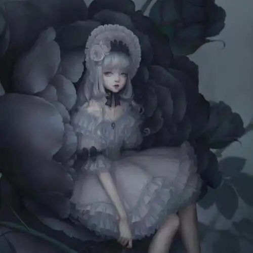 哥特式暗黑女生头像