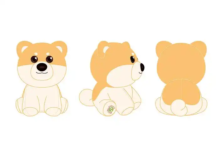 顺丰狗年公仔设计