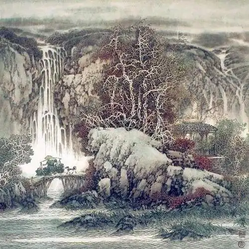 刘铁泉糜耕云谢伯子山水人物画赏析