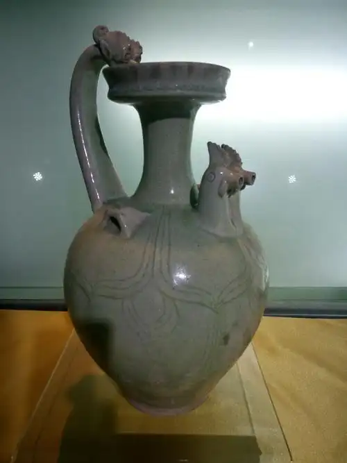 西晋  青瓷鸡首壶