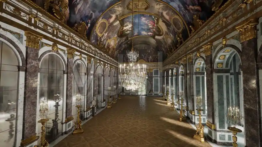 原创制作欧洲富丽堂皇宫殿皇宫