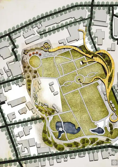 [讨论]ps彩平第二讲作业:城市公园景观平面图(此处回帖上传作业)