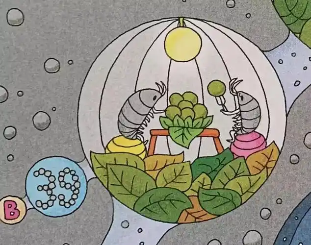 第40层看,西瓜虫从39楼这里滚下来了,忙了一天,到40楼休息了,西瓜虫们