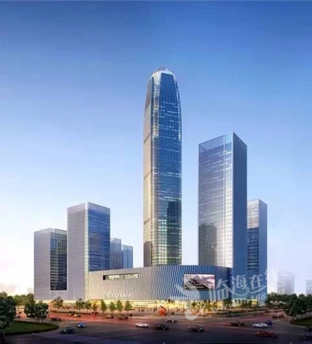 大美台州第一高楼来啦高299米俯瞰台州