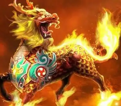 画麒麟神兽的春节手抄报我的春节手抄报