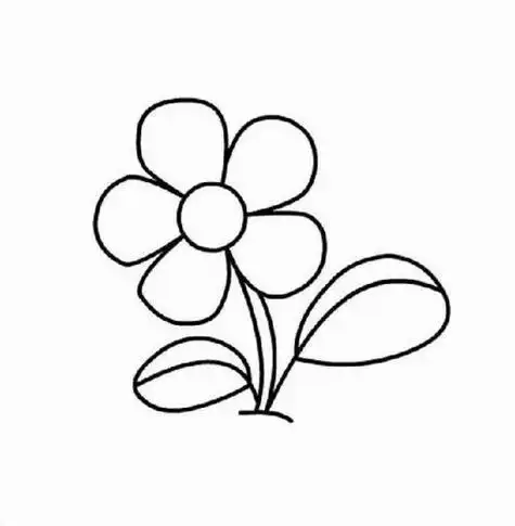 花的图片简笔画花的图片简笔画有颜色