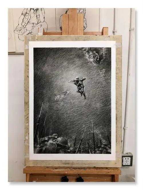 素描电影场景-八佰