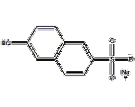 2-萘酚-6-磺酸钠盐结构式