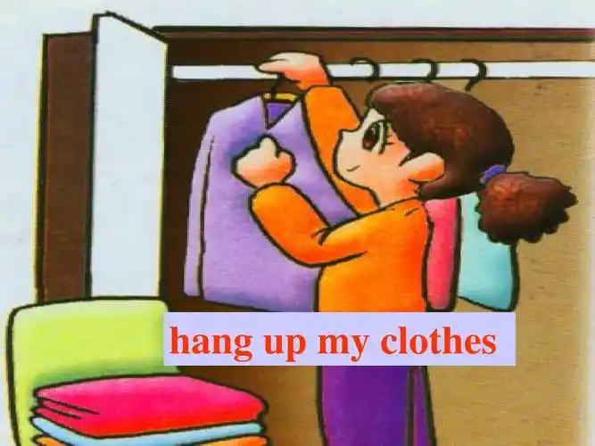 hang up my clothes