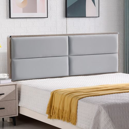 8米2米床头板轻奢双人落地 实木生态板55西皮 1500mm*2000mm