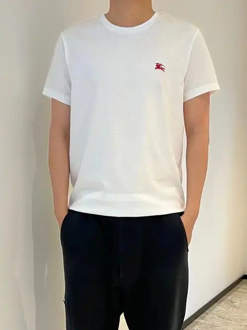 burberry白色战马标t恤