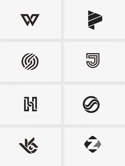 收集了一组简洁字母logo一起来学习吧