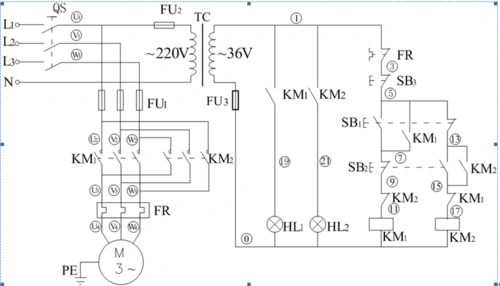 电工操作电路图
