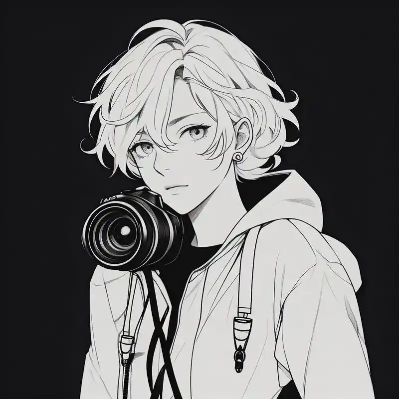 📸✨摄影师专属黑白素描头像🎨