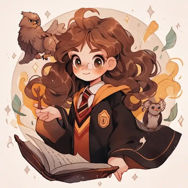 harry potter | 赫敏的q版头像来啦 9795 继哈利波特的q版很受