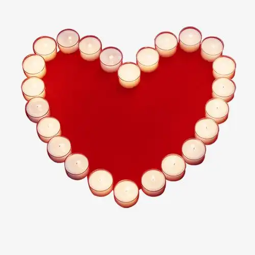 心形,蜡烛,爱情