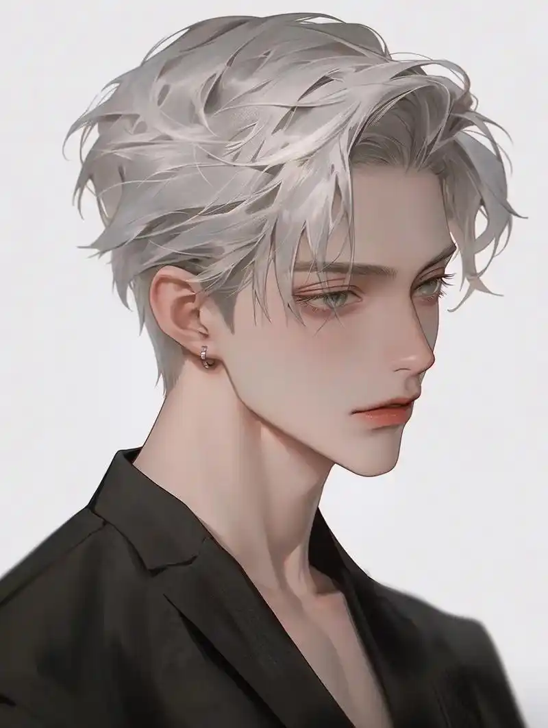 侧颜杀.#ai绘画 #插画 #帅哥 #头像 #壁纸 - 抖音