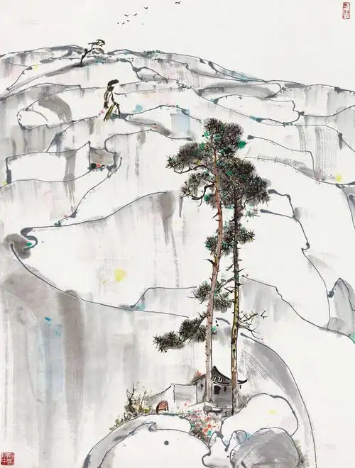 1023北武当山镜心纸本