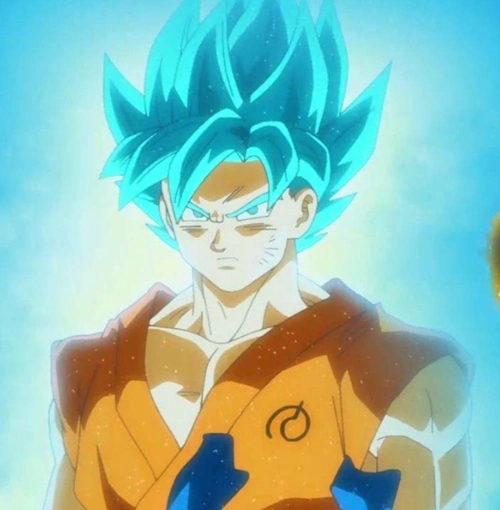 7:超蓝 同样也是《龙珠超》中,孙悟空与贝吉塔在比鲁斯身边训练的时候