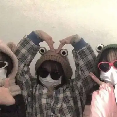 三人三张可爱沙雕闺蜜头像图片