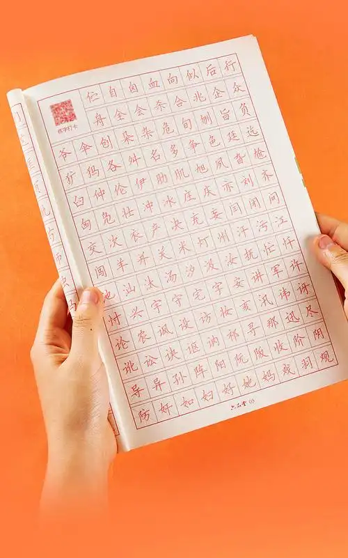 字帖正楷入门练字帖5000常用字基础训练中小学生儿童写字帖临摹练字本