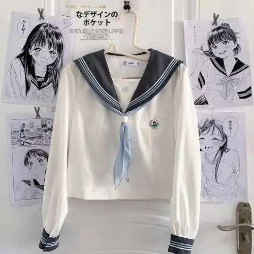 瞬间减龄青春水手服