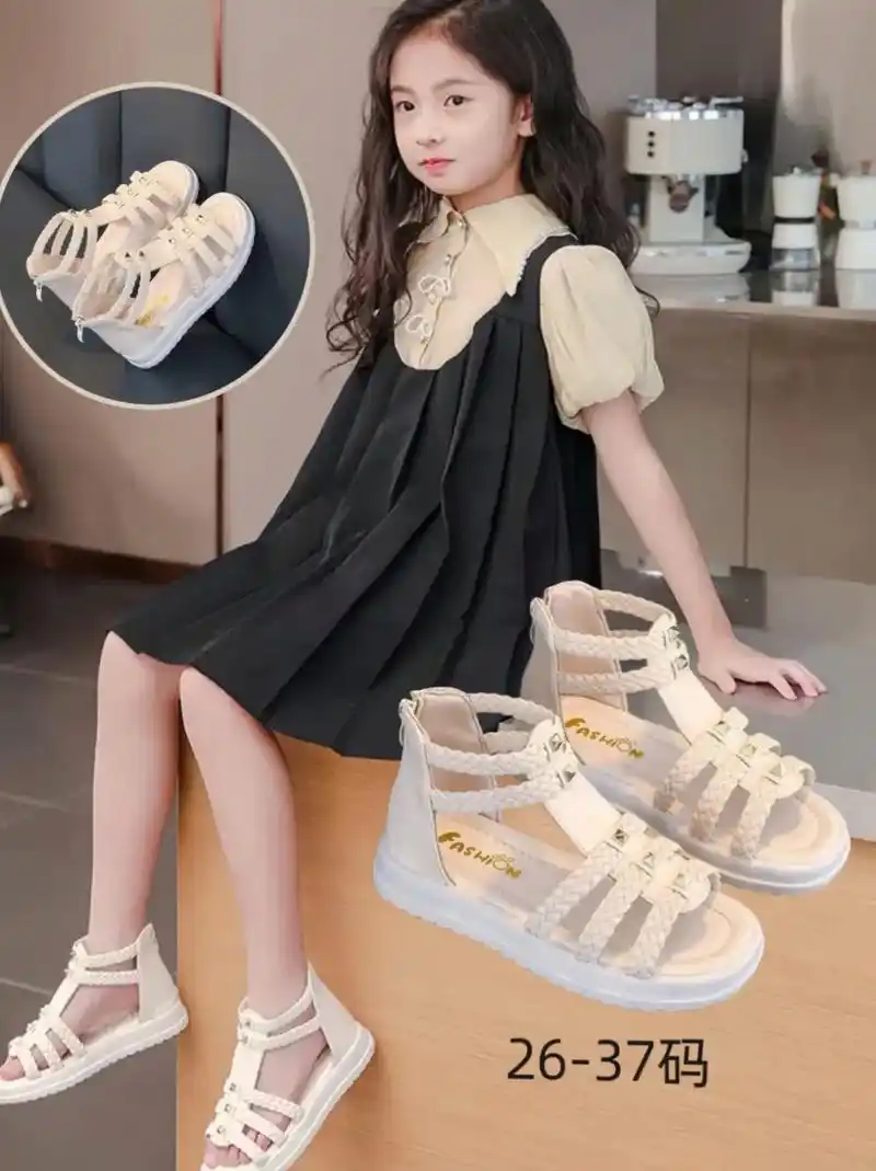 好看的女童软底罗马凉鞋来啦!