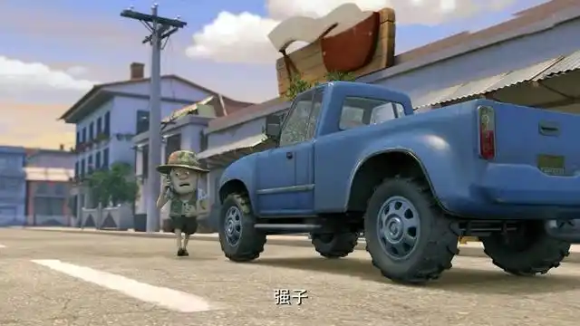 为了拉这些吃饭的家伙,光头强最经常使用的就是这辆蓝色小皮卡了,这辆