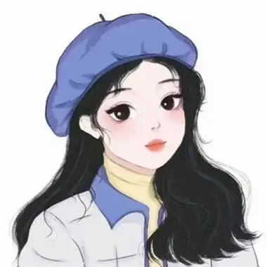 手绘森系文艺范儿十足的女生头像