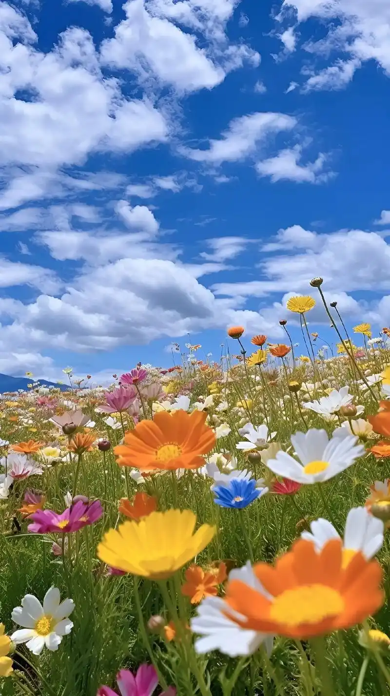 草原上可爱的格桑花,没人欣赏也独自盛开,好看的花分享给你.# - 抖音