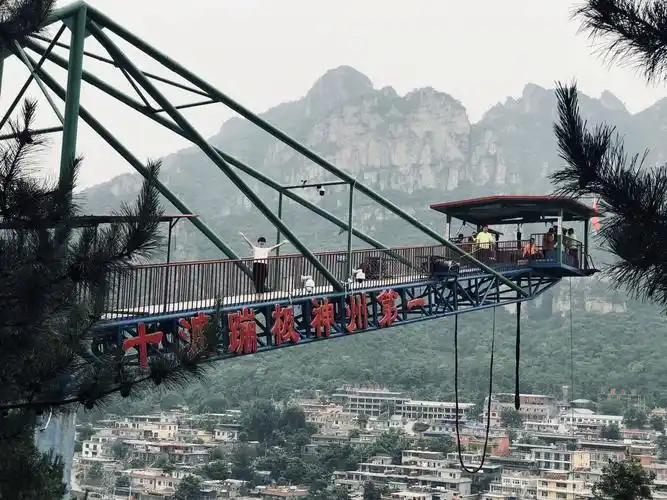 2022十渡拒马乐园玩乐攻略,这张照片我是上行时往下拍的.