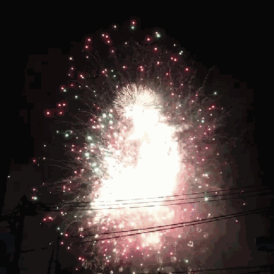 去过隅田川花火大会的日本人今年选择到这里放烟花