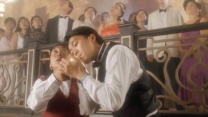 上海滩赌圣,星爷一出马立刻搞定大军,帮丁力赢回钱