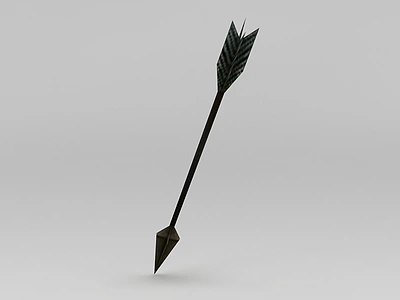 3d凤舞三国动漫游戏道具箭模型下载