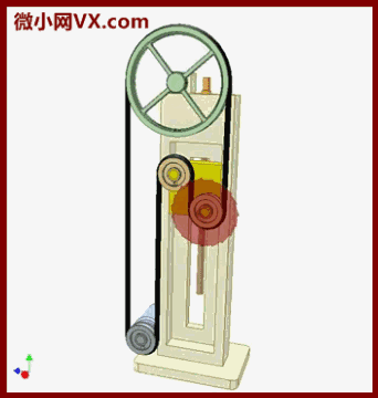 常见的皮带传动工作原理动图,你能找到应用实例吗?