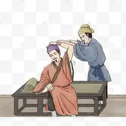 正骨中国风保健古代信封和翅膀png免抠素材可爱的老虎卡通咆哮中医