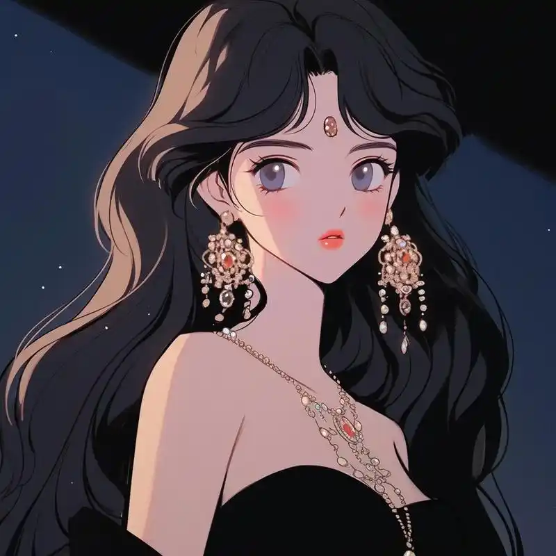 susu:高贵优雅冷艳的公主殿下头像.这组姐妹头像太好看了吧!