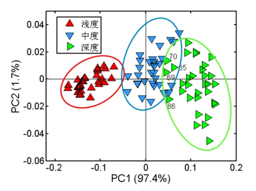 主成分分析得分图