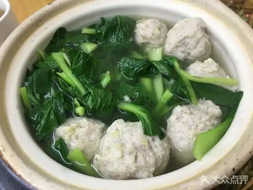 青菜肉圆