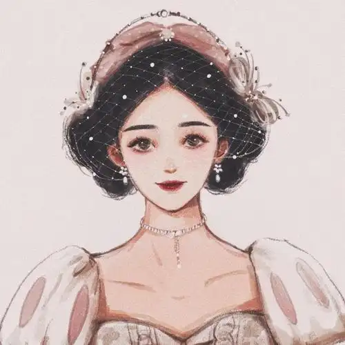 迪士尼公主精致嫁衣头像