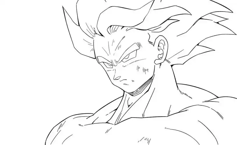 献祭一个克林画一个超级赛亚人